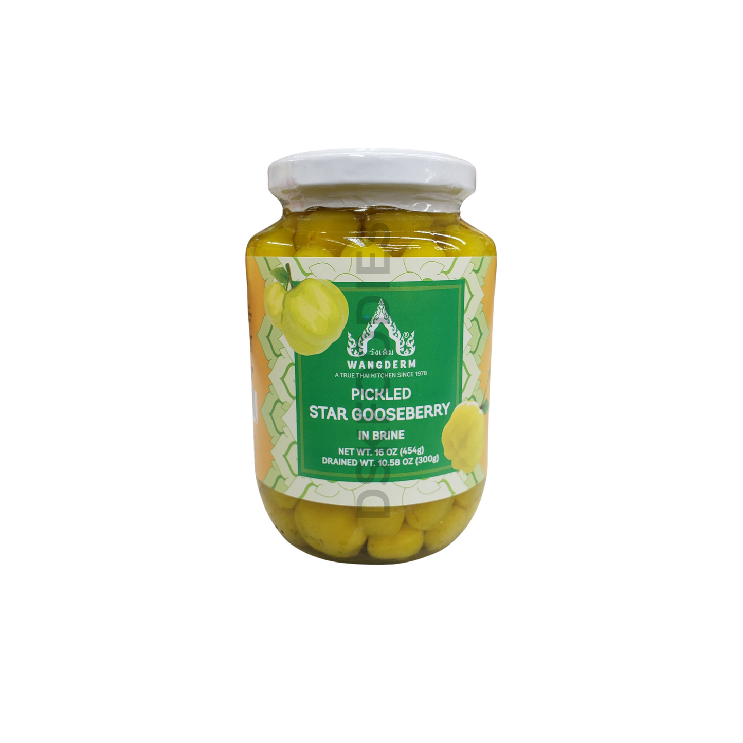 Wangderm Pickled Star Gooseberry in Brine - Net weight 16oz