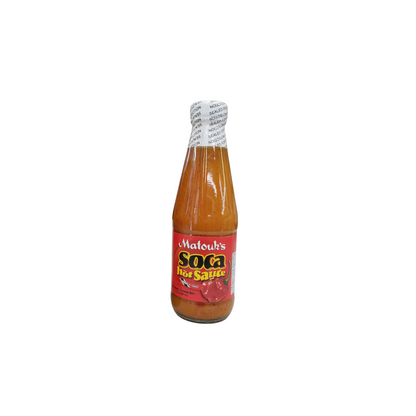 Matouk's Soca hot sauce - Net weight 10 fl oz