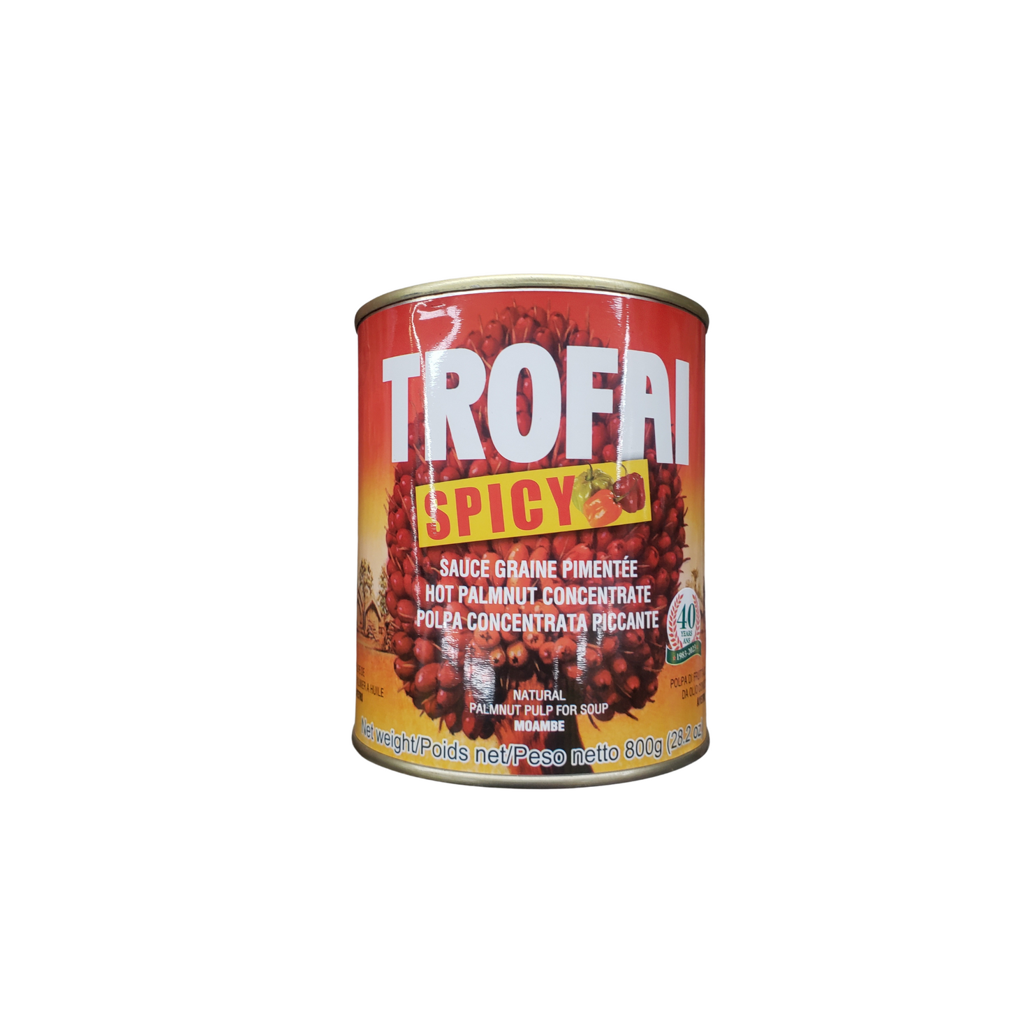 Trofai Spicy Hot Palmnut Concentrate - Net 28.2oz