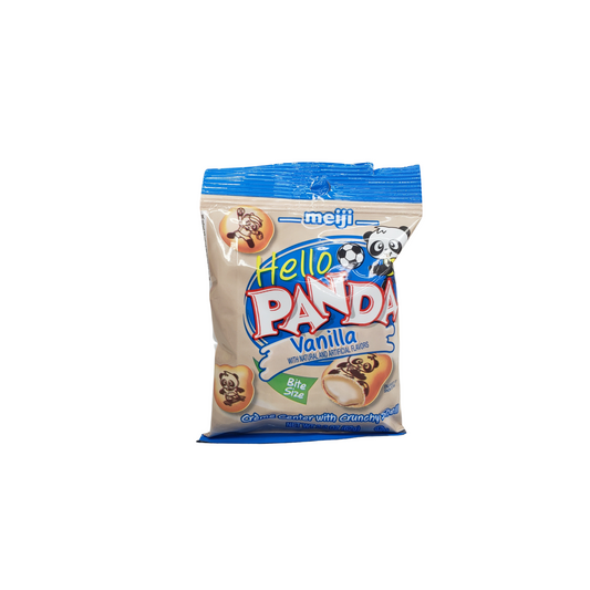 Meiji Hello Panda Vanilla Bite Size - Net weight 2.2oz