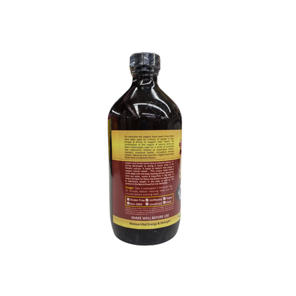 Essential Palace Organic Black Seed Living Bitters Detox Bitter - Net weight 16 fl oz