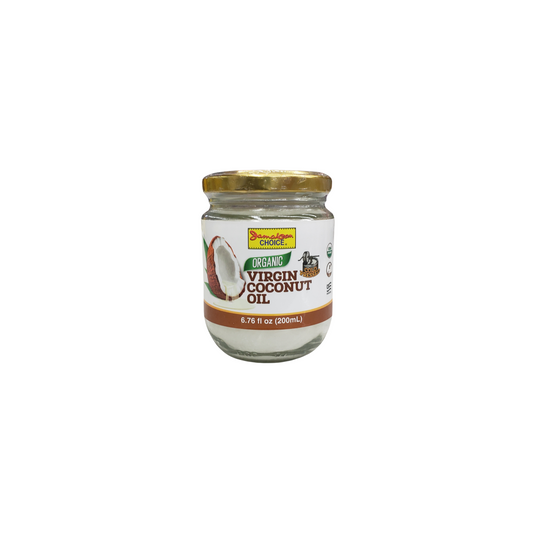 Jamaican Choice Organic Virgin Coconut Oil - Net weight 200ml