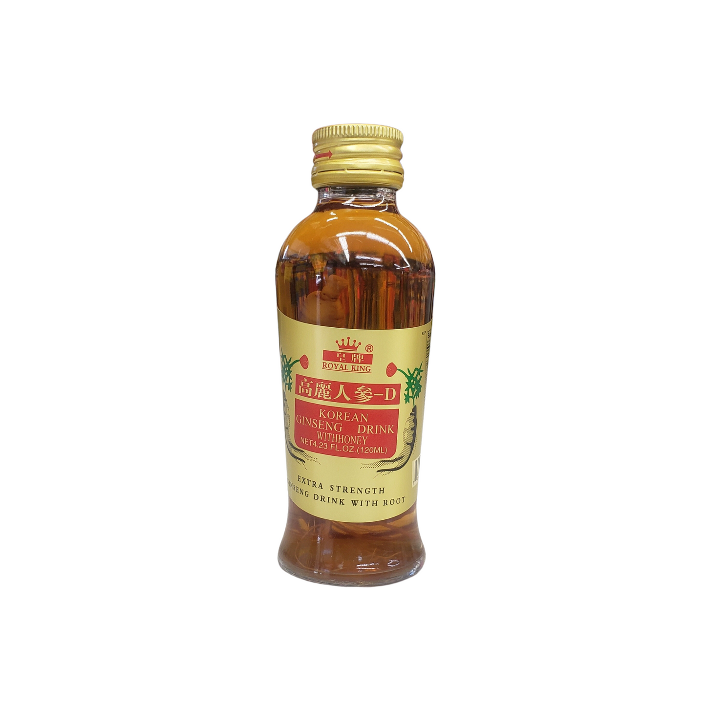 Royal King Korean Ginseng Drink with Honey - net weight 120ml