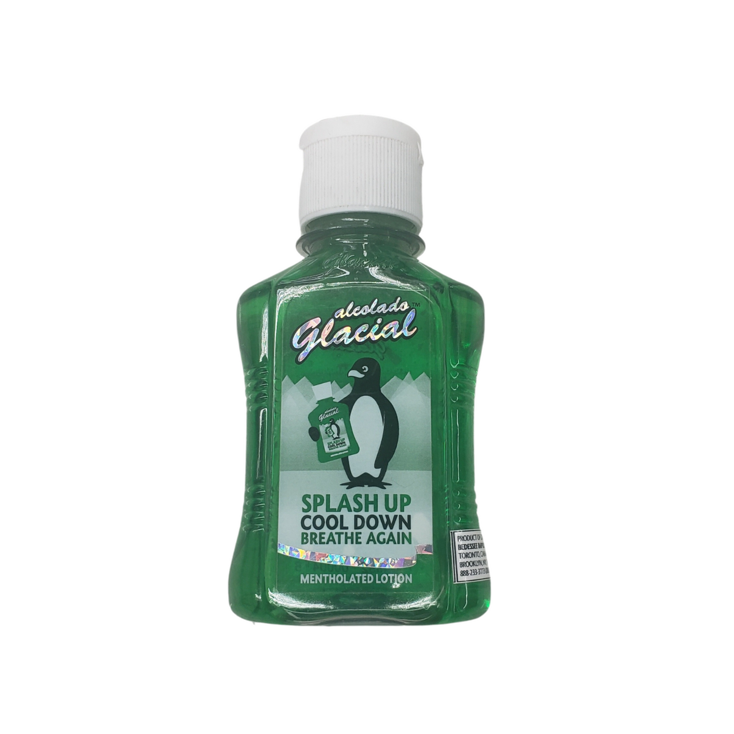 Small Alcolado Glacial Mentholated Lotion -Net weight 4 fl. oz