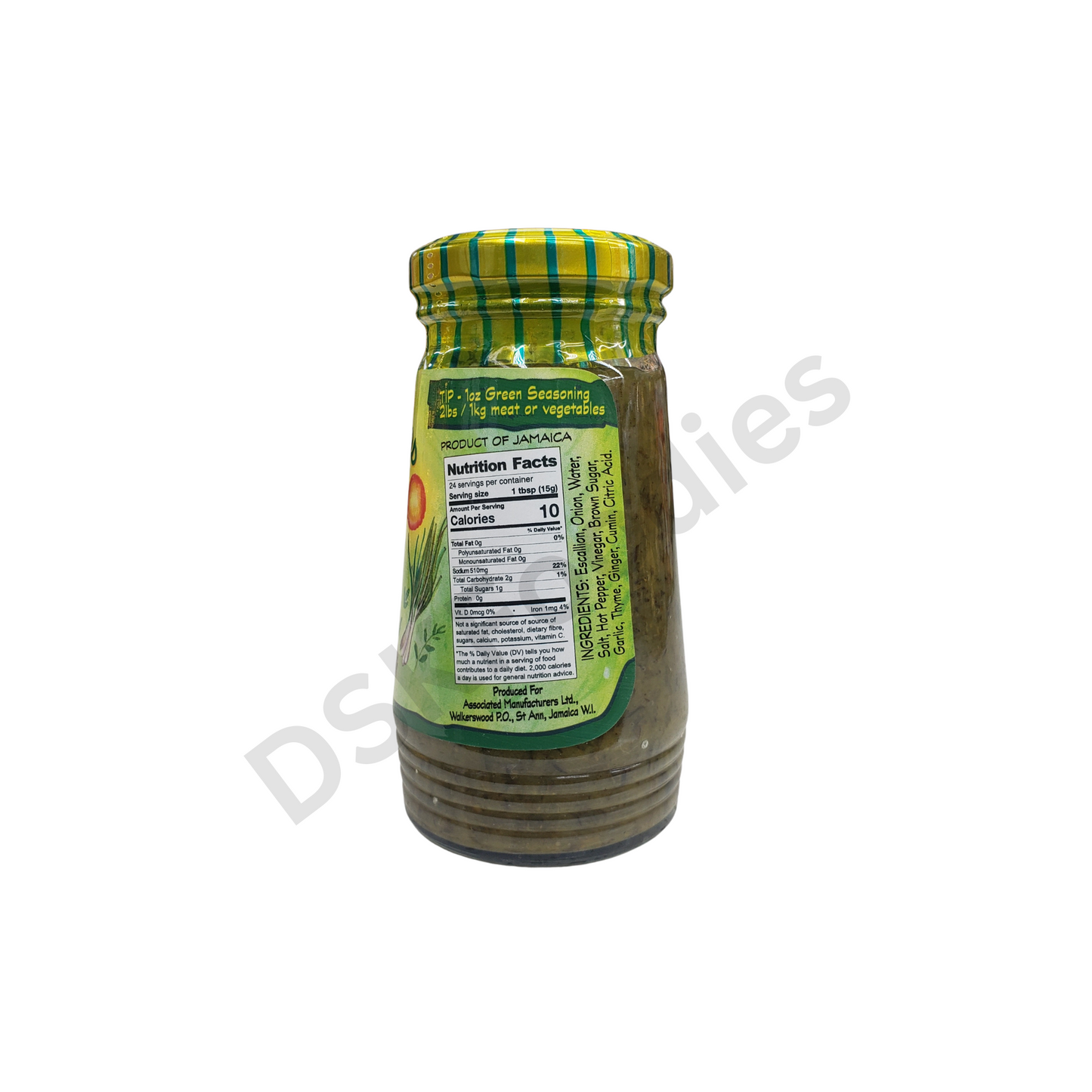 Walkerswood Traditional Jamaican All-Purpose Green Seasoning - Net Weight 10oz