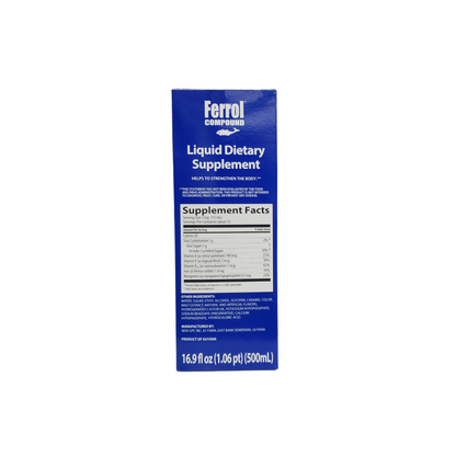 Ferrol Compound Liquid Dietary Supplement - Choose size