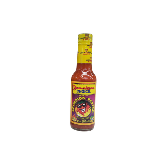 Jamaican Choice Scorpion Pepper Hot Sauce - Net weight 147ml
