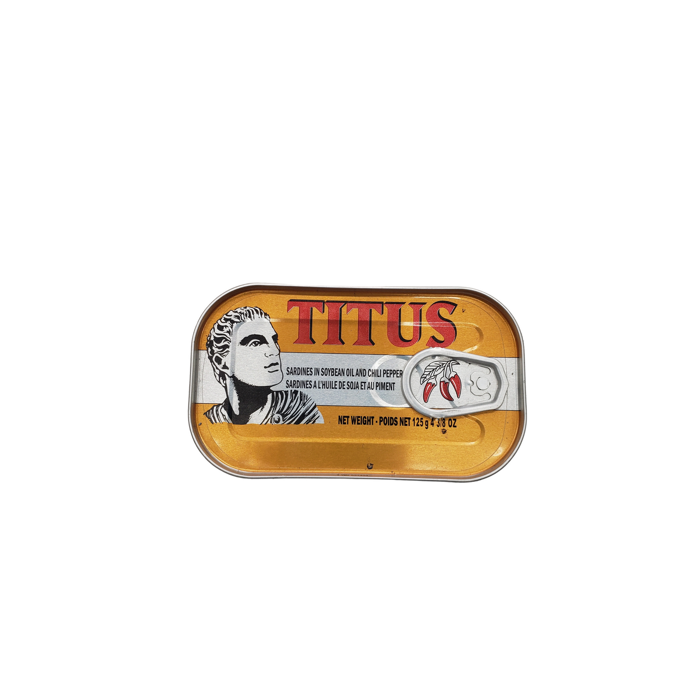 TITUS Sardines in Soybean oil and Chili Pepper - Net weight 125g ...