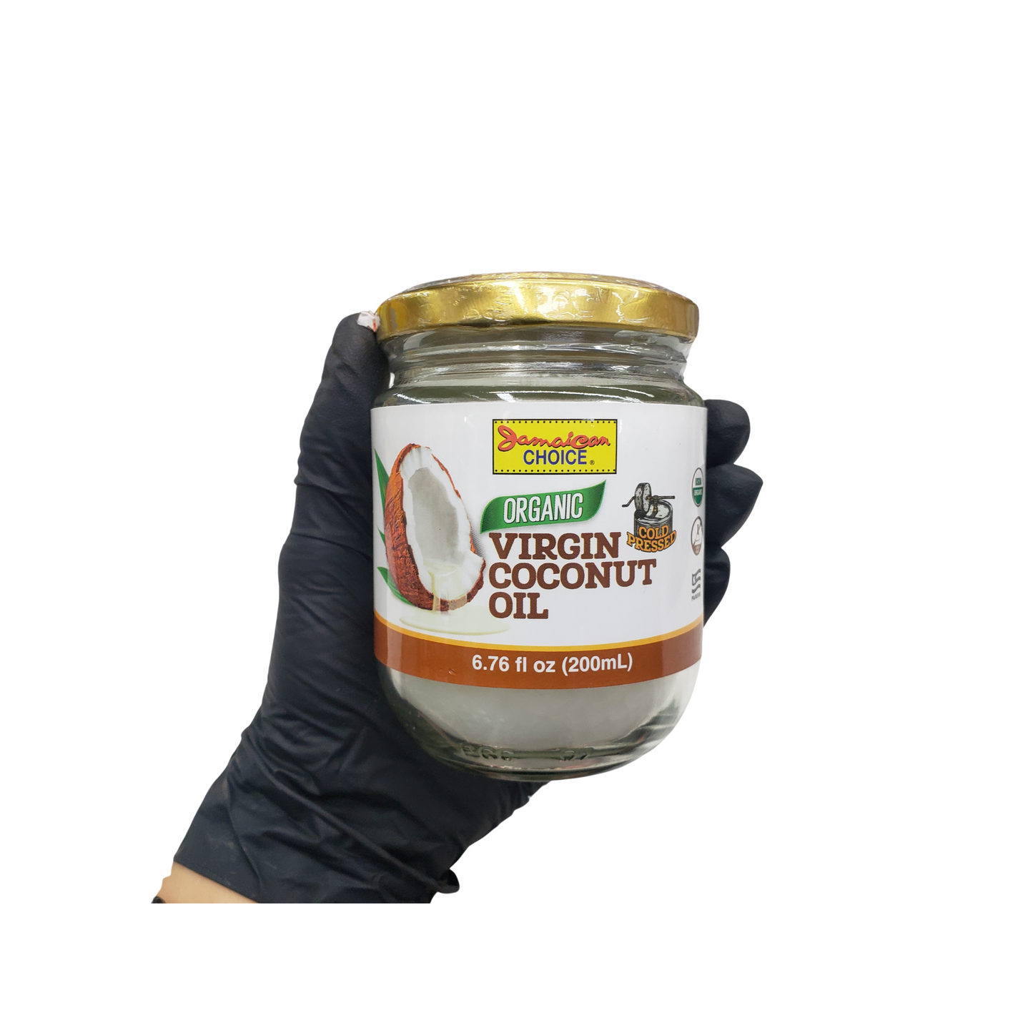 Jamaican Choice Organic Virgin Coconut Oil - Net weight 200ml