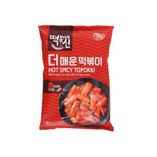 DongWon Hot Spicy Topokki (Rice cakes) - Net weight 8.46oz