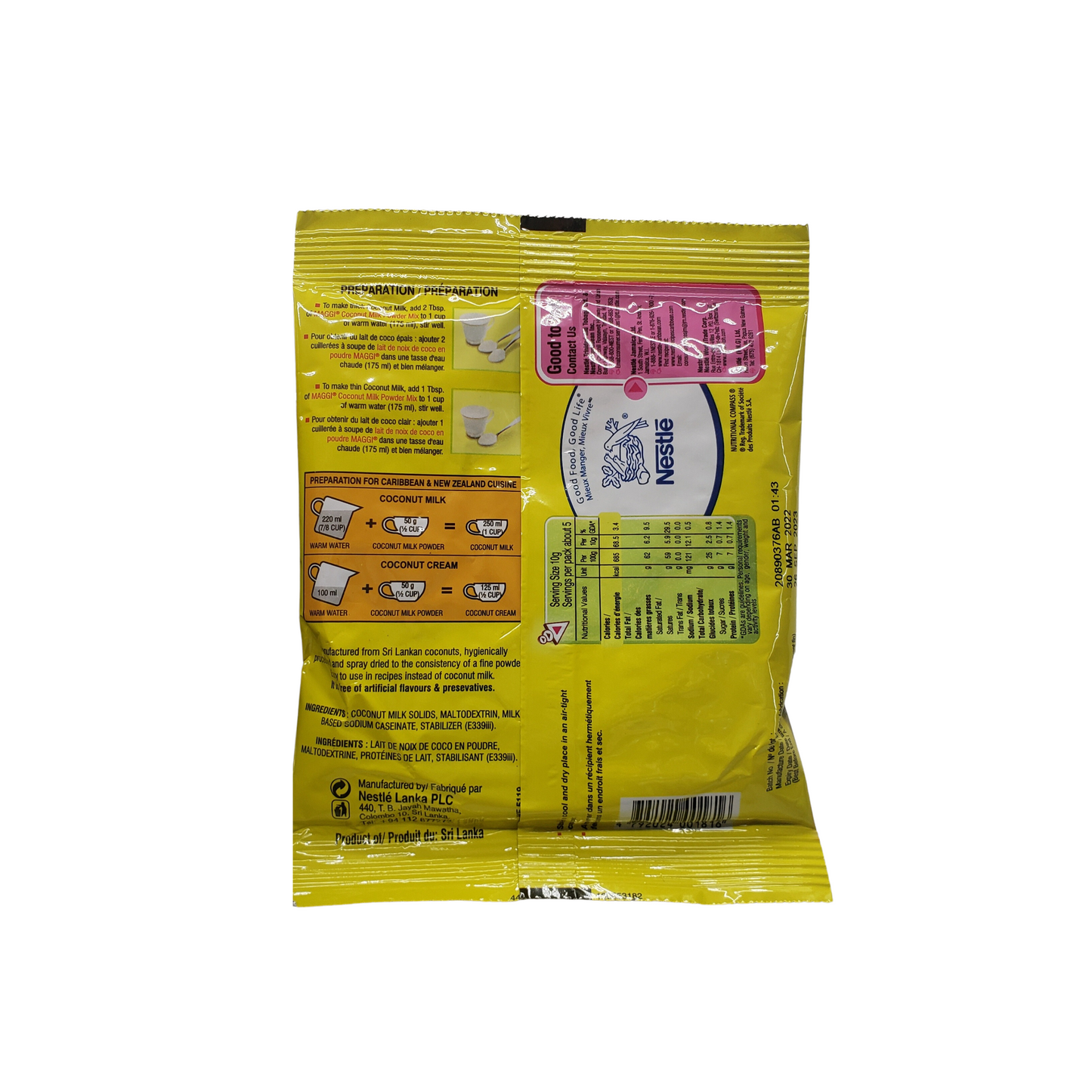 Maggi Coconut Milk Powder Mix - 50g