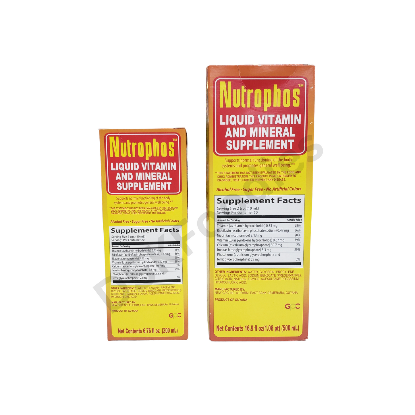 Nutrophos Liquid Vitamin and Mineral Supplement - Available in 2 sizes