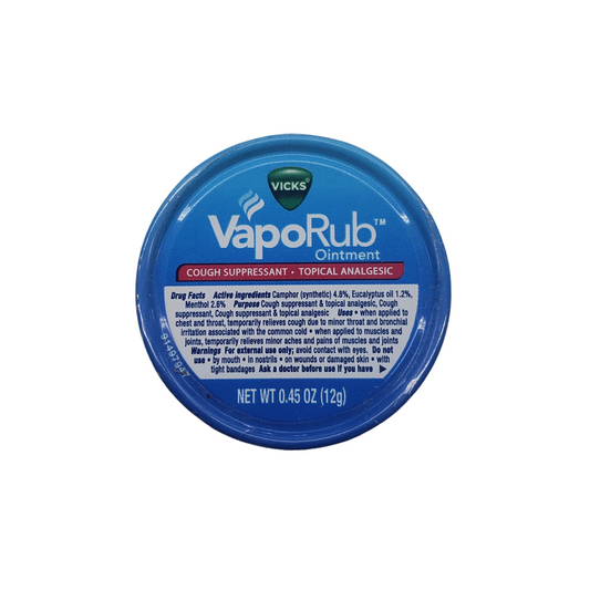 VICKS VapoRub Ointment Travel Size - 0.45 oz