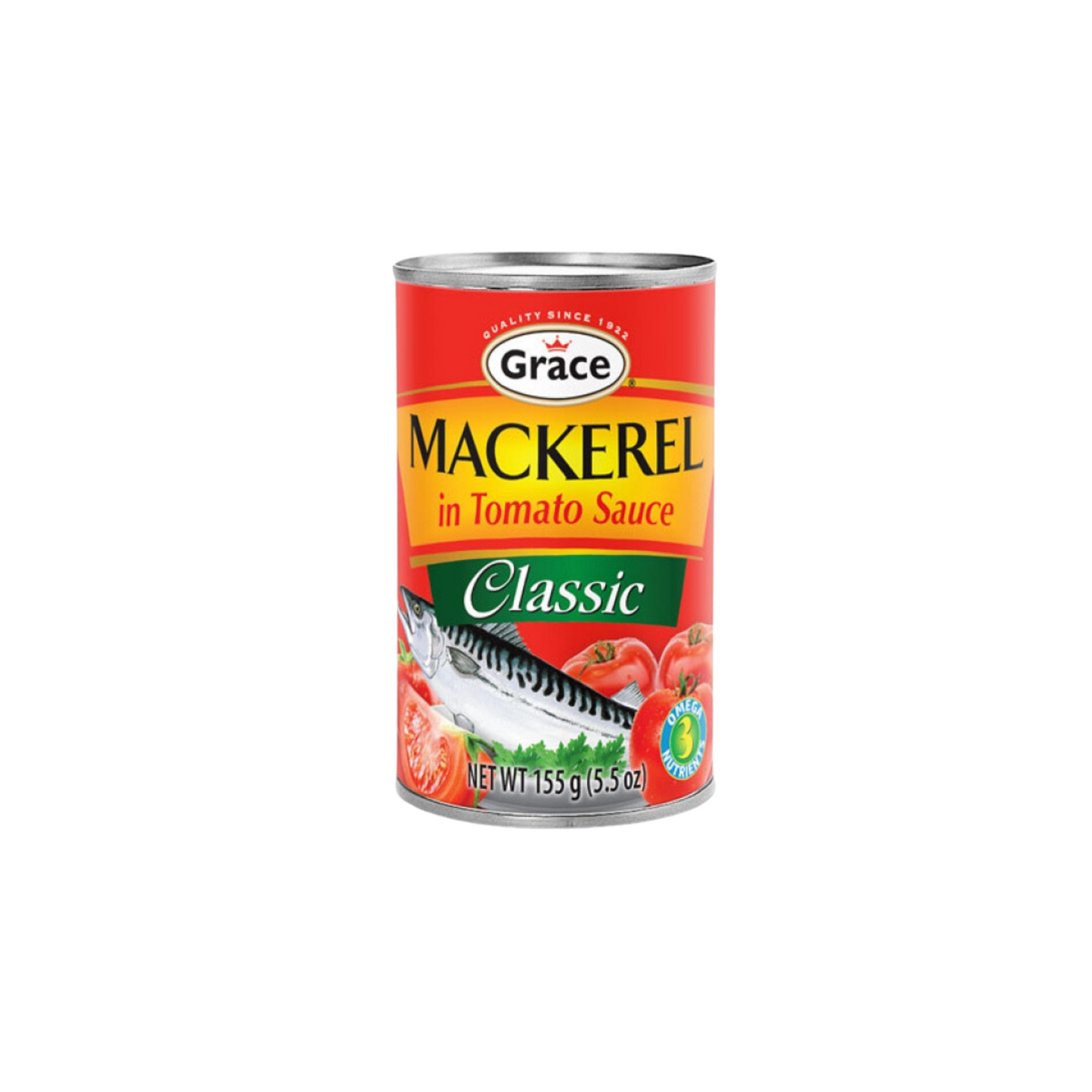 Grace Mackerel in Tomato Sauce Classic - 5.5 oz