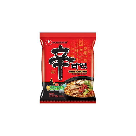 Nongshim Shin Ramyun Noodle Soup - 1 Pack (120g)