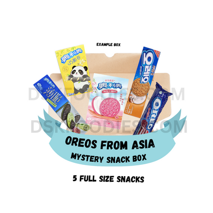 International Exotic Oreos Mystery Snack Box - 5 Full Size Oreo Snacks